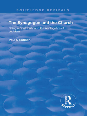 cover image of The Synagogue and the Church